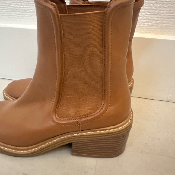 Steven by Steve Madden Brown Leather Ankle Boots - Picture 5 of 7